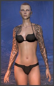 Imperial Female - Body Marking - Arm and shoulder design